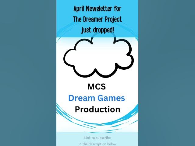 Video thumbnail for The Dreamer Project April Newsletter Out Now