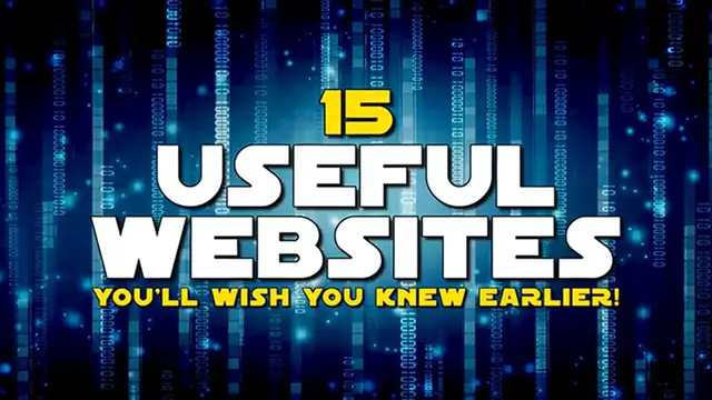 Video thumbnail for 15 Useful Websites You'll Wish You Knew Earlier! 2024