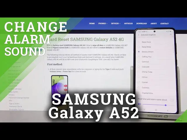 'Video thumbnail for List Of Alarm Tones - Samsung Galaxy A52 Sounds Review'