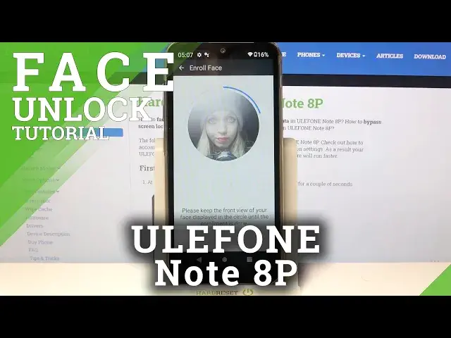 'Video thumbnail for Add Face Unlock - ULEFONE Note 8P & Face ID'