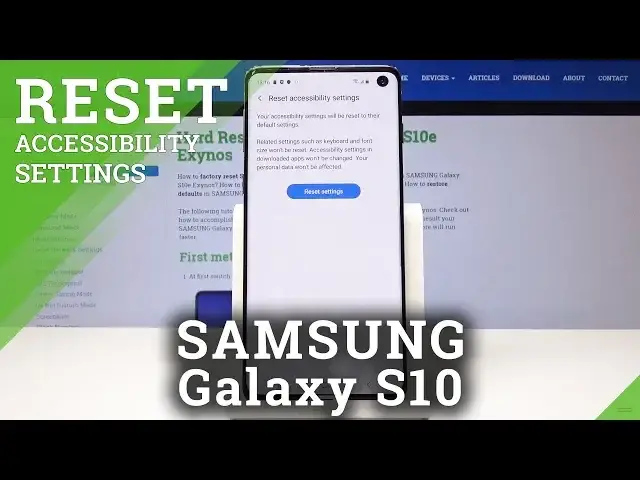 'Video thumbnail for Samsung Galaxy S10 Reset Accessibility Settings'