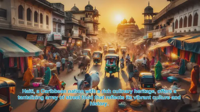 Video thumbnail for Exploring Haiti's Vibrant Street Food Scene