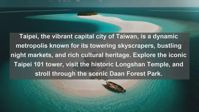 Video thumbnail for Discover Taiwan's Beauty: Top 10 Most Beautiful Cities to Explore