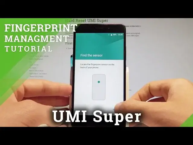 'Video thumbnail for How to Add Fingerprint in UMI Super - Set Up Fingerprint / Add Screen Lock |HardReset.Info'