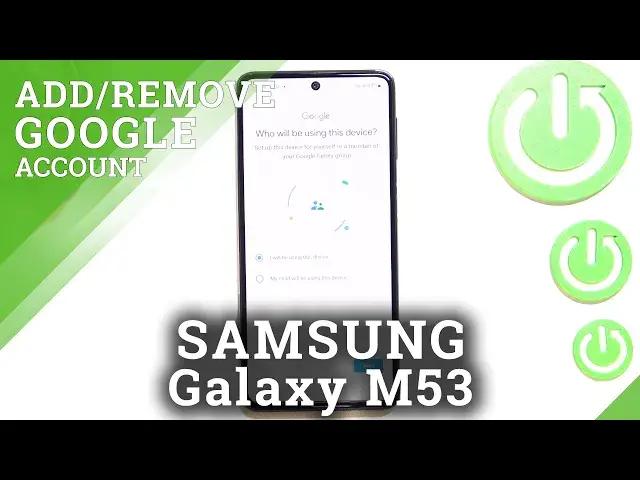 'Video thumbnail for How to Add or Remove Google Account on SAMSUNG Galaxy M53 - Manage Google Accounts'