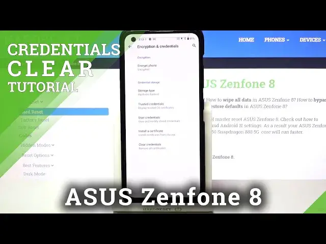 Video thumbnail for How to Clear Credentials in ASUS ZenFone 8 – Remove Credential Storage