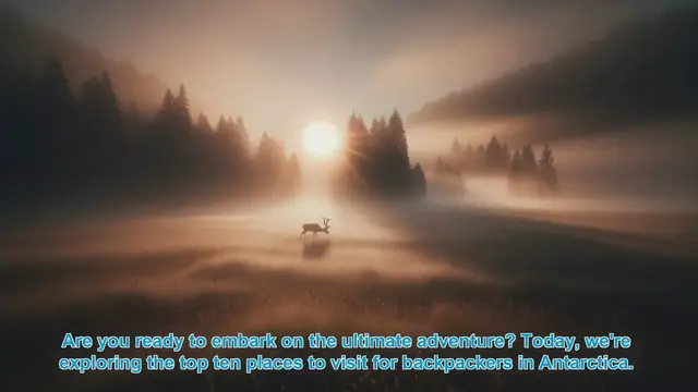Video thumbnail for Antarctica Backpacking Adventure: Top 10 Must-Visit Destinations