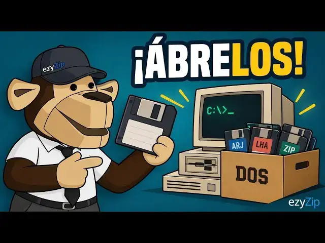 Video thumbnail for 📦 Cómo Extraer Archivos Antiguos de la Era DOS en Línea Gratis | Sin Instalar Software