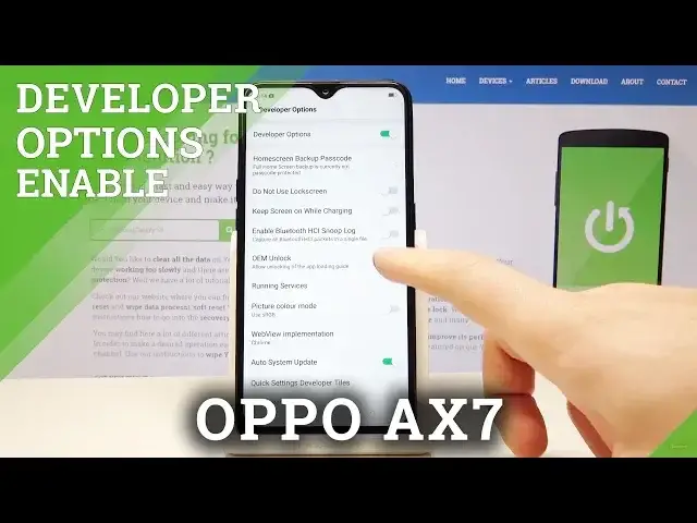 Video thumbnail for How to Get Access to Developer Options on OPPO AX7 - OEM Unlock / USB Debugging