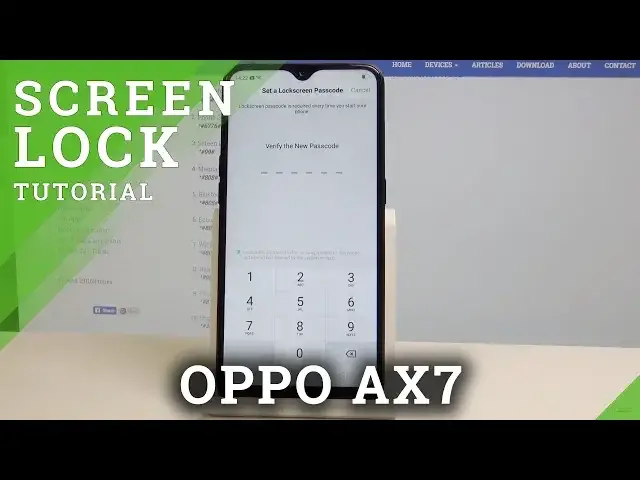 Video thumbnail for How to Add Passcode in OPPO AX7 - Set Up Screen Lock in Android