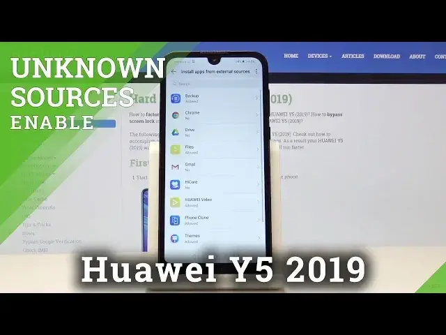 'Video thumbnail for How to Activate Unknown Sources in HUAWEI Y5 2019 - Allow App Installation'