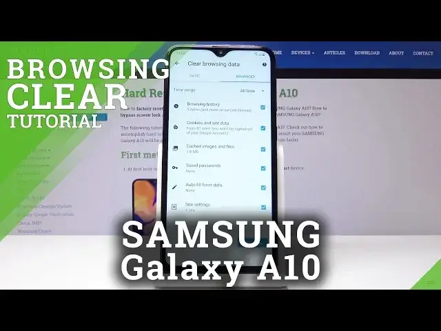 'Video thumbnail for How to Reset Browser History in Samsung Galaxy A10 - Clear Browsing Data / Delete Cookies'