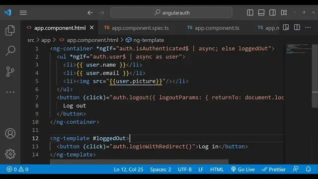 Video thumbnail for Angular 14 Auth0 Example to Integrate Google OAuth2 Login & Display Profile of User in Browser