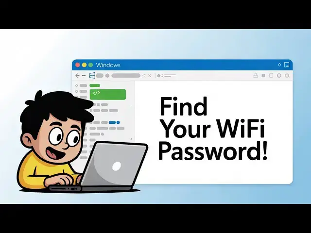Video thumbnail for How to Find Forgotten WIFI SSID Internet Password In Windows