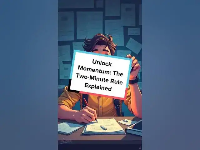 Video thumbnail for Unlock Momentum: The Two-Minute Rule Explained