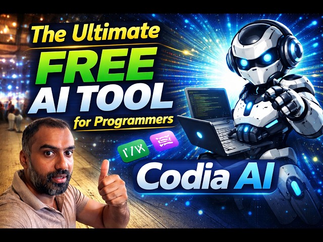 Video thumbnail for The Ultimate Free AI Tool for programmers  Codia AI
