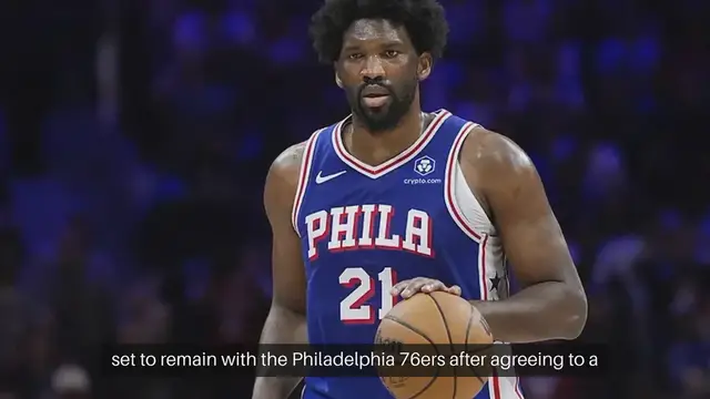 Video thumbnail for Joel Embiid commits to 76ers in $193 million deal