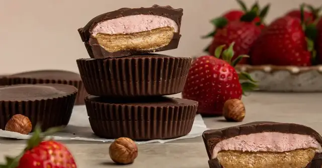 'Video thumbnail for Hazelnut strawberry butter cup'