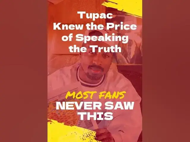 Video thumbnail for 🔥The Truth Tupac Spoke That Changed His Fate Forever 🎤🔥2Pac Rare Moments 🎬✨#tupac #2pac