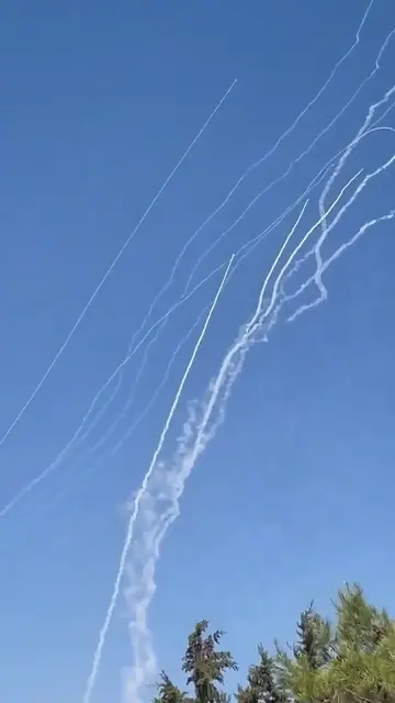 Video thumbnail for Israel intercepted a missile fired by Hezbollah