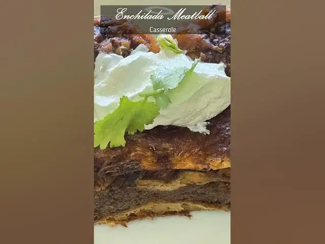 Video thumbnail for Enchilada Meatball Casserole