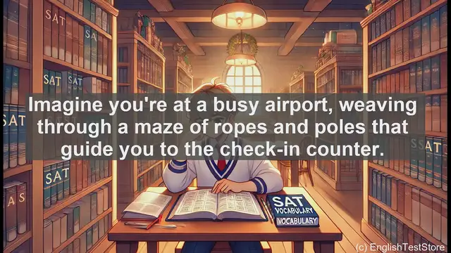 Video thumbnail for 5000 Must Know SAT Vocabulary - What Are Stanchions? Boost Your SAT Vocabulary