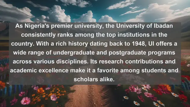 Video thumbnail for Exploring Educational Excellence: Top 10 Favorite Universities in Nigeria