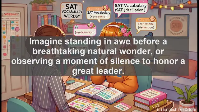 Video thumbnail for 5000 Must Know SAT Vocabulary - SAT Vocabulary: Understanding 'Reverent'