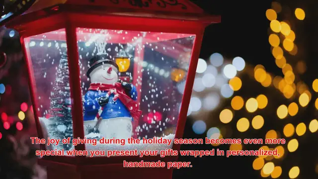 Video thumbnail for What Are The Best Ways To Create DIY Christmas Wrapping Paper?