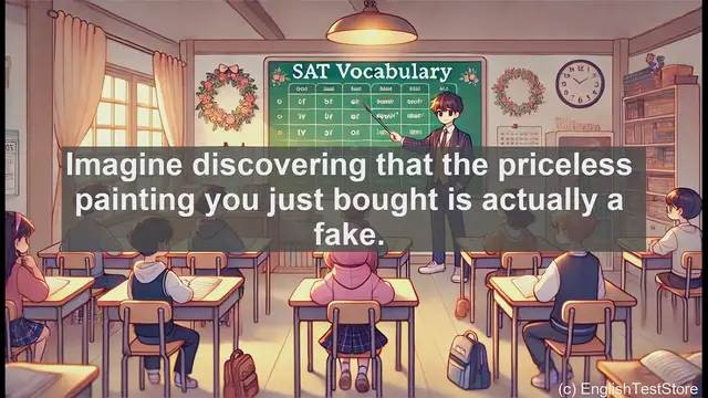 Video thumbnail for 5000 Must Know SAT Vocabulary - SAT Vocabulary: Understanding 'Forgery' and Its Implications