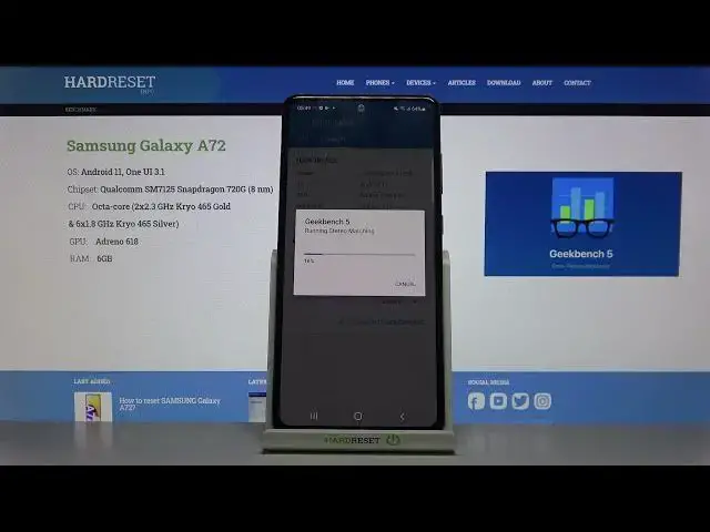 'Video thumbnail for SAMSUNG Galaxy A72  Geekbench 5 GPU'