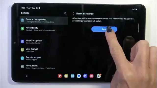 Video thumbnail for How to Reset All Settings on Samsung Galaxy Tab A9?