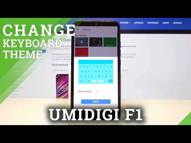 'Video thumbnail for How to Change Keyboard Theme on UMIDIGI F1 – Keyboard Style'