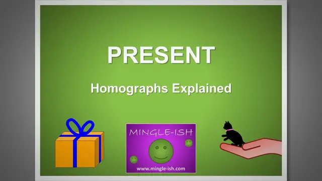 'Video thumbnail for Present: Homographs Explained'
