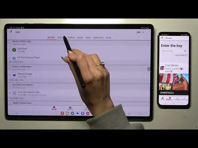Video thumbnail for How to Transfer files from Samsung Galaxy Tab S9 Ultra to an Android Device - Send Anywhere App