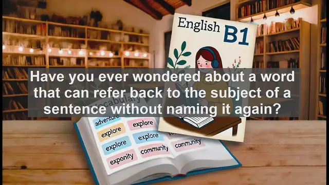 Video thumbnail for 2500 Must Know CEFR B1 Vocabulary - Understanding 'Itself': A Guide to This Reflexive Pronoun