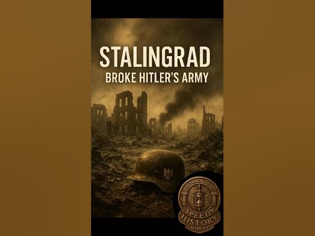 Video thumbnail for Germany's Worst Mistake Was Stalingrad #WWII #History #Military