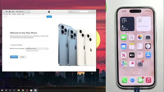 Video thumbnail for How To Backup Data From iPhone 15 On iTunes