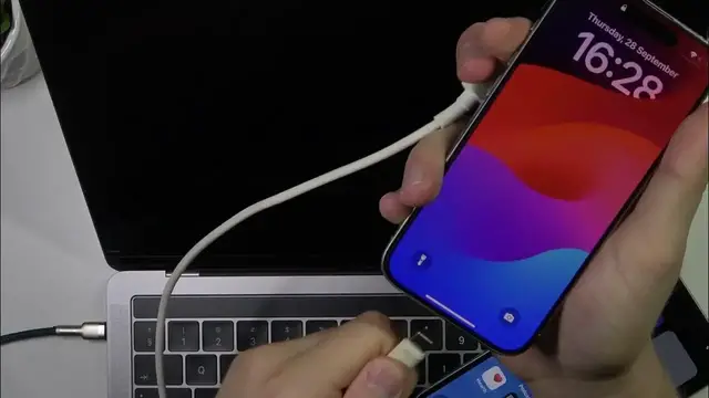 'Video thumbnail for Is it Possible to Recharge Macbook with 2 iPhones 15?'