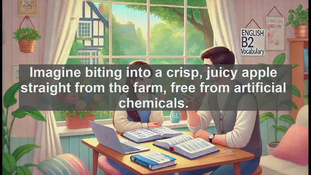 Video thumbnail for 1500 Must Know CEFR B2 Vocabulary - Organic: From Farm to Phrase - Exploring a Versatile Word