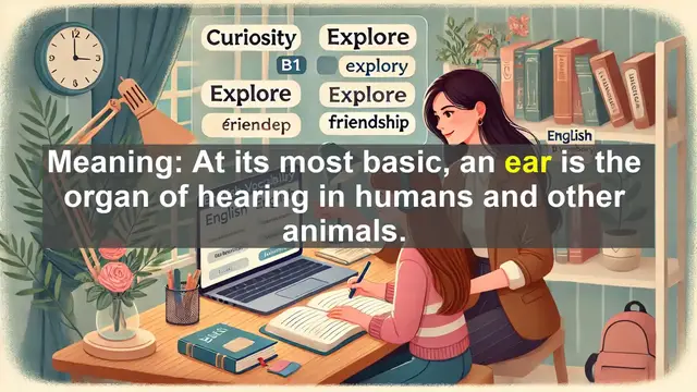 Video thumbnail for 2500 Must Know CEFR B1 Vocabulary - The Word 'Ear': More Than Just an Organ of Hearing