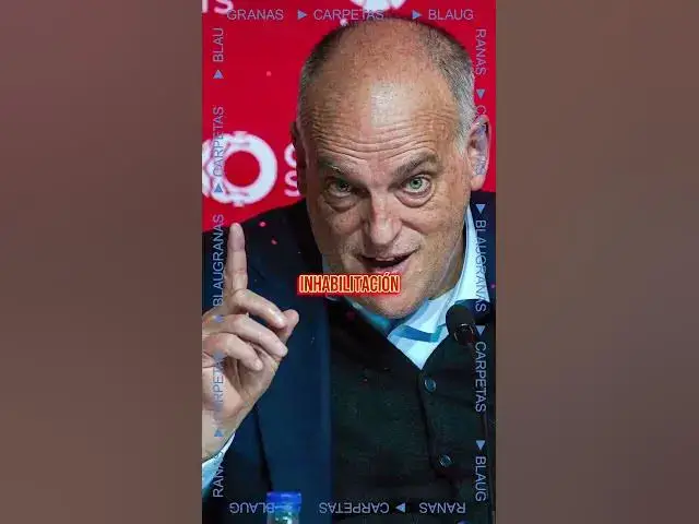 Video thumbnail for SIGUE ADELANTE LA DENUNCIA A TEBAS POR REVELAR LAS CUENTAS DEL BARÇA