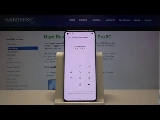 Video thumbnail for How to Set Up Screen Lock on OPPO Reno4 Pro - Manage Screen Protection Method