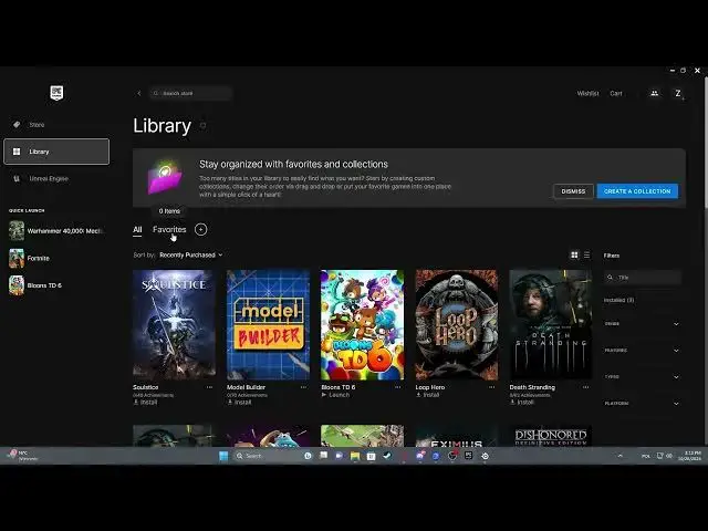 Video thumbnail for How To Add & Remove Games From Favorites On Epic Games Launcher 2023 / 2024