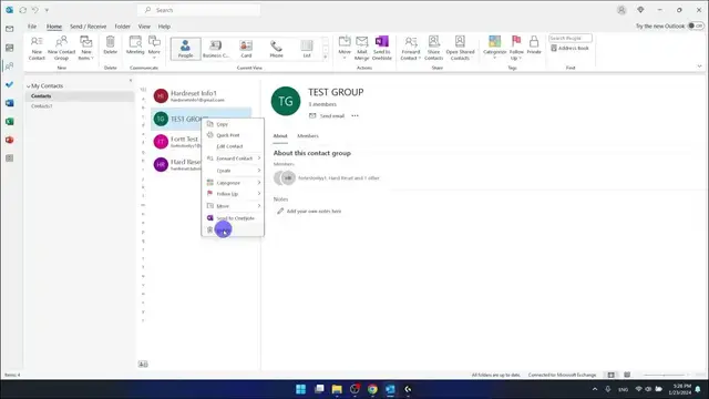 Video thumbnail for How to Delete a Group in Outlook
