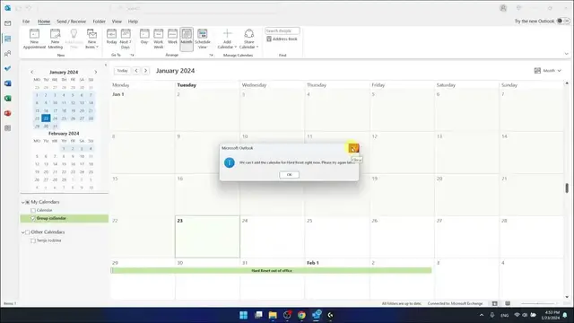 Video thumbnail for How to Gain Permission to View an Outlook Calendar