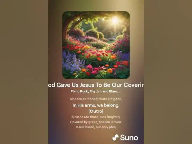 Video thumbnail for God Gave Us Jesus To Be Our Covering