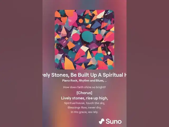 Video thumbnail for As Lively Stones, Be Built Up A Spiritual House