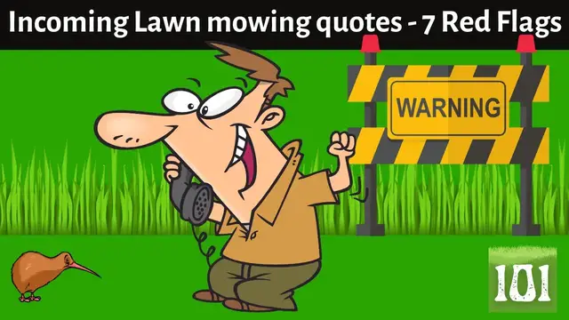 'Video thumbnail for Incoming Lawn Mowing Quotes 7 Red Flags'