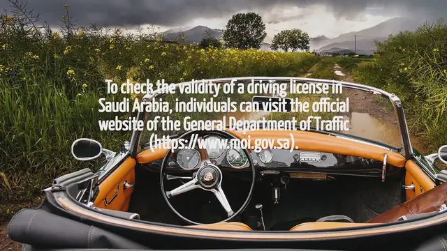 Video thumbnail for How To Check Driving Licence Validity In Saudi Arabia